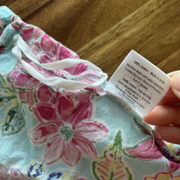 Crafted by Mahogany Pajama Shorts ONLY Womens M Floral Tropical Boho Sleepwear - Picture 3 of 11